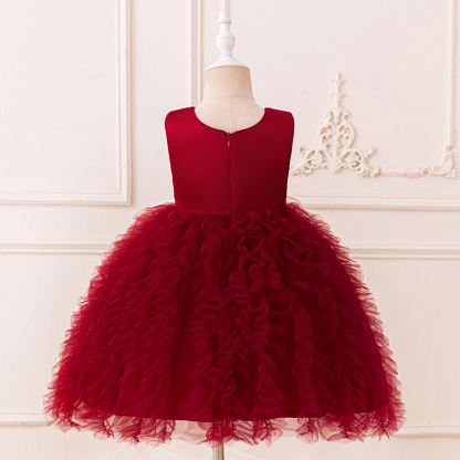 [Archive Sale] Mesh Folds Sequins Sleeveless Mid-long Dresses - image 2