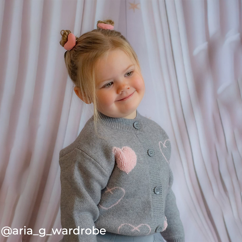 [Archive Sale] Knitting Embellished Long Sleeve Short Two-piece Set - image 15