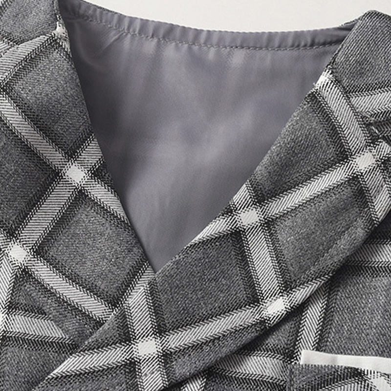 Cotton Bow Long Sleeve Regular 3-piece Formal Suit - image 14