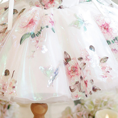 Satin Bow Sequins Sleeveless Midi Dresses - image 9