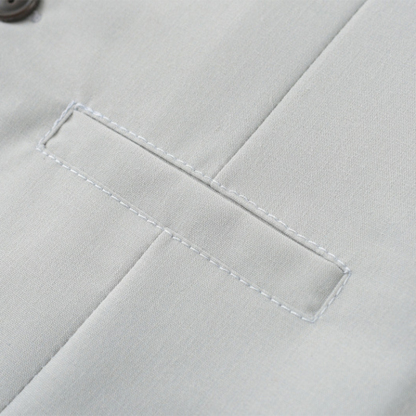 100% Cotton Bow Regular Sleeve Formal Suit - image 11