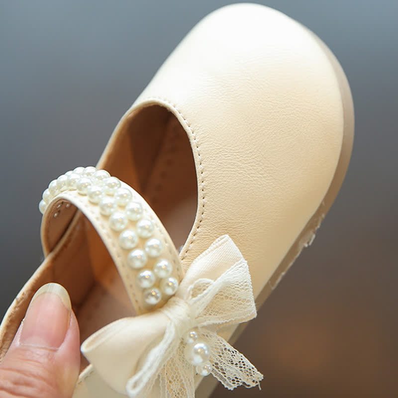 Solid Pearl Ballet Round Toe Flats - image 5