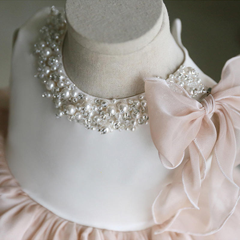 Organza Pearl Bow Sleeveless Midi Dresses - image 6