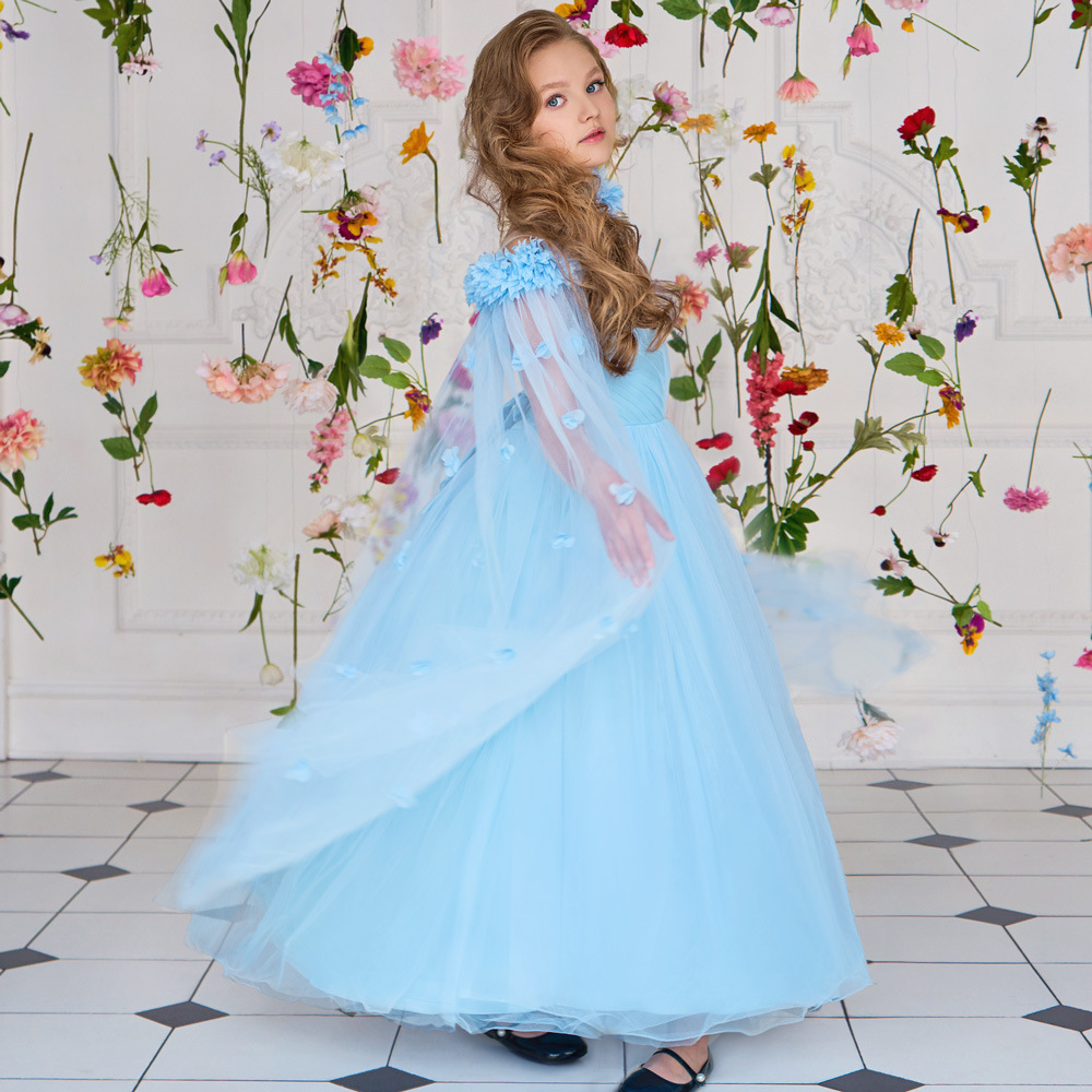 Mesh Rosette Sleeveless Midi Dresses - image 7