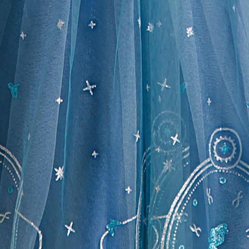 [Archive Sale] Velvet & Mesh Long Sleeve Mid-long Dresses - image 9