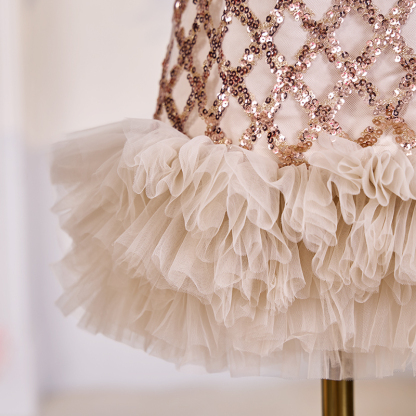 Sequins Bow Folds Sleeveless Midi Dresses - image 9