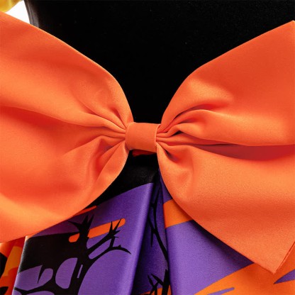 Satin Bow Short Sleeve Mid-long Dresses - image 5