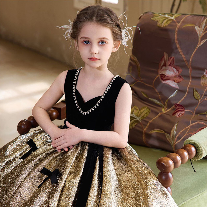 Velvet Bow Sleeveless Maxi Dresses - image 6