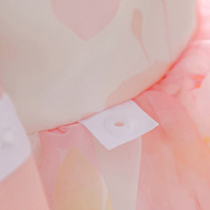 Organza Bow Printing Short Sleeve Midi Dresses - image 14