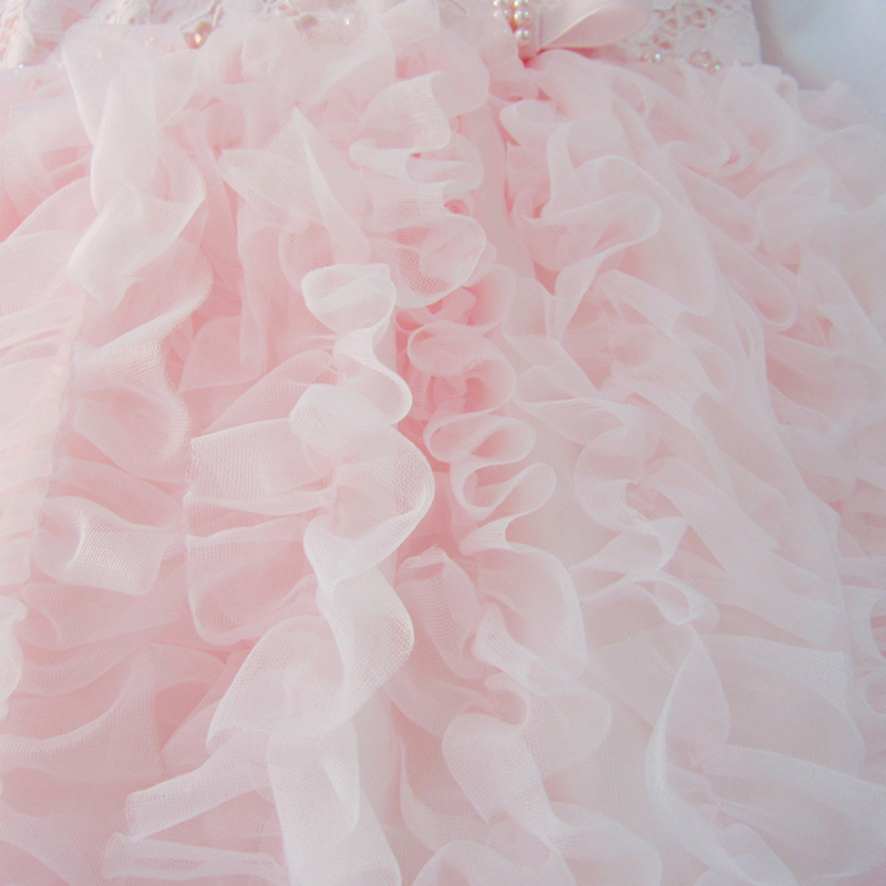 Lace Folds Sleeveless Mid-long Dresses - image 13