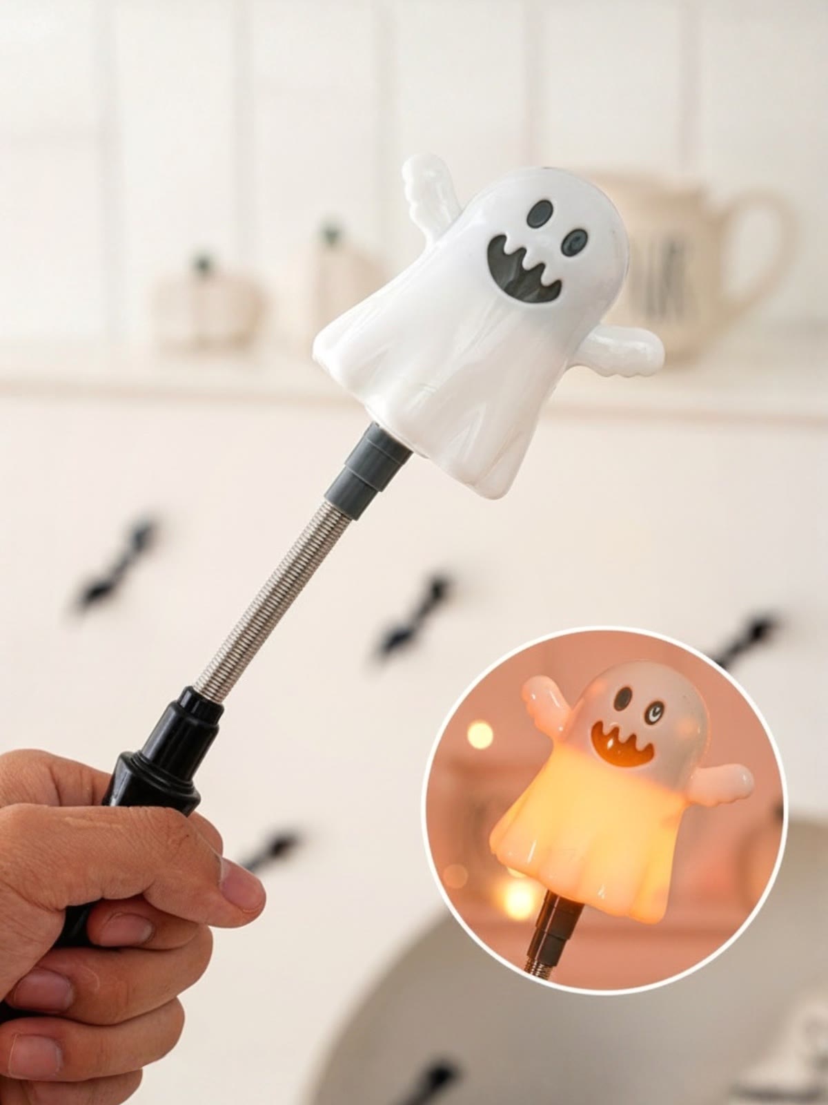 Halloween Magic Wand - White Ghost - 25cm - image 7