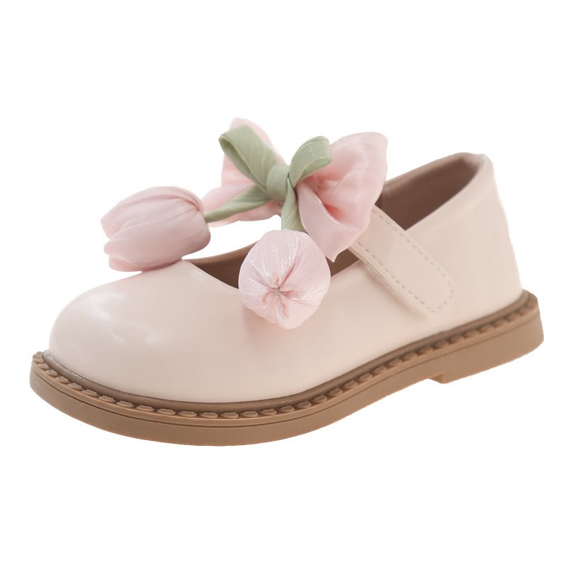 Solid  Rosette Round Toe Mary Janes  - image 7