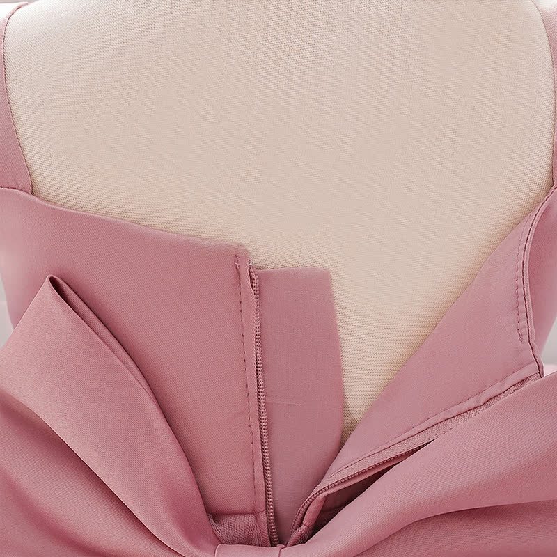 Mesh Rosette Maxi Dresses - image 6