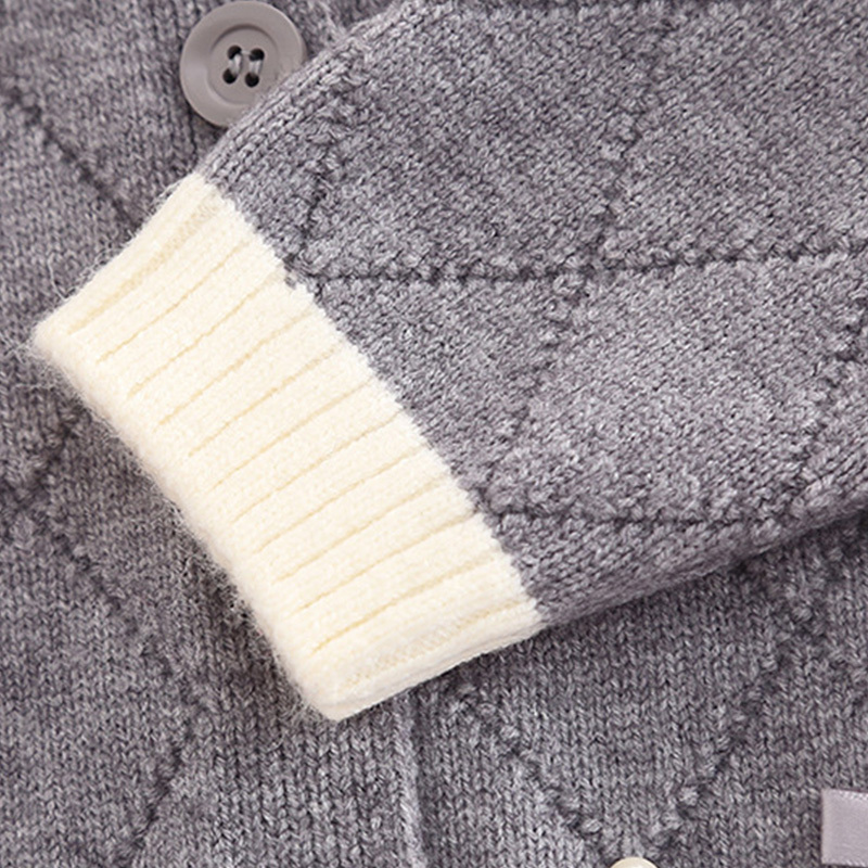 [Archive Sale] Yarn/wool Yarn Bow Imitation Pearls Long Sleeve Regular Two-piece Set - image 8