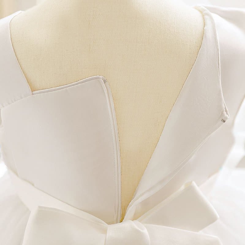 Chemical Fiber Blend Folds Rosette Sleeveless Midi Dresses - image 13