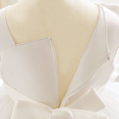 Chemical Fiber Blend Folds Rosette Sleeveless Midi Dresses - image 13