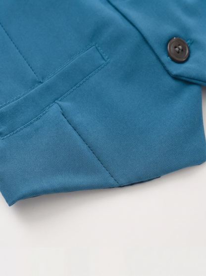 100% Cotton Bow Regular Sleeve Formal Suit - image 54