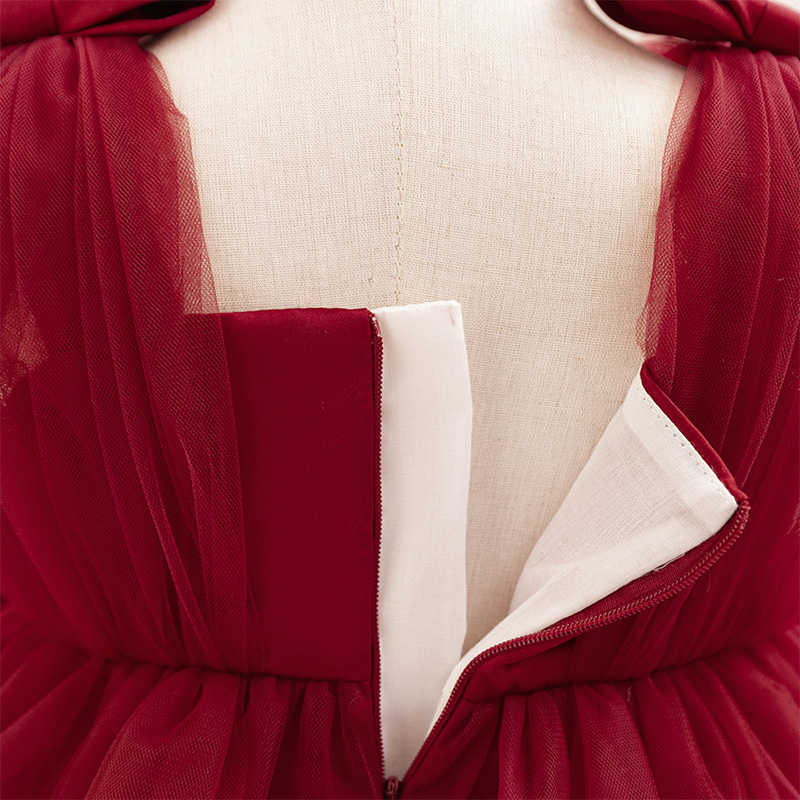 Mesh Bow Sleeveless Midi Dresses - image 20