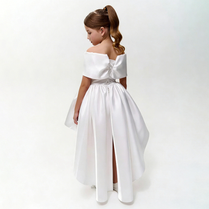 Satin Bow Sleeveless Midi Dresses - image 8