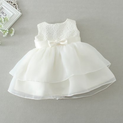 Mesh Bow Sleeveless Midi Dresses - image 5