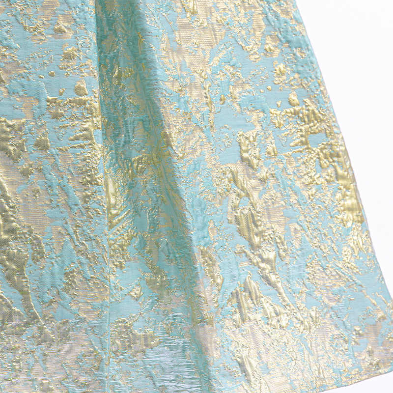[Archive Sale] Jacquard Bow Short Sleeves Midi Dresses - image 9