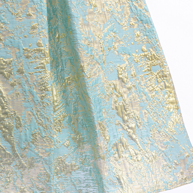 [Archive Sale] Jacquard Bow Short Sleeves Midi Dresses - image 9