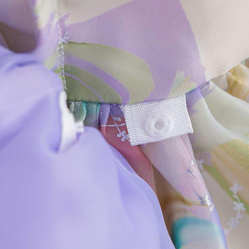 [Archive Sale] Organza Bow Pearl Short sleeve Midi Dresses - image 21