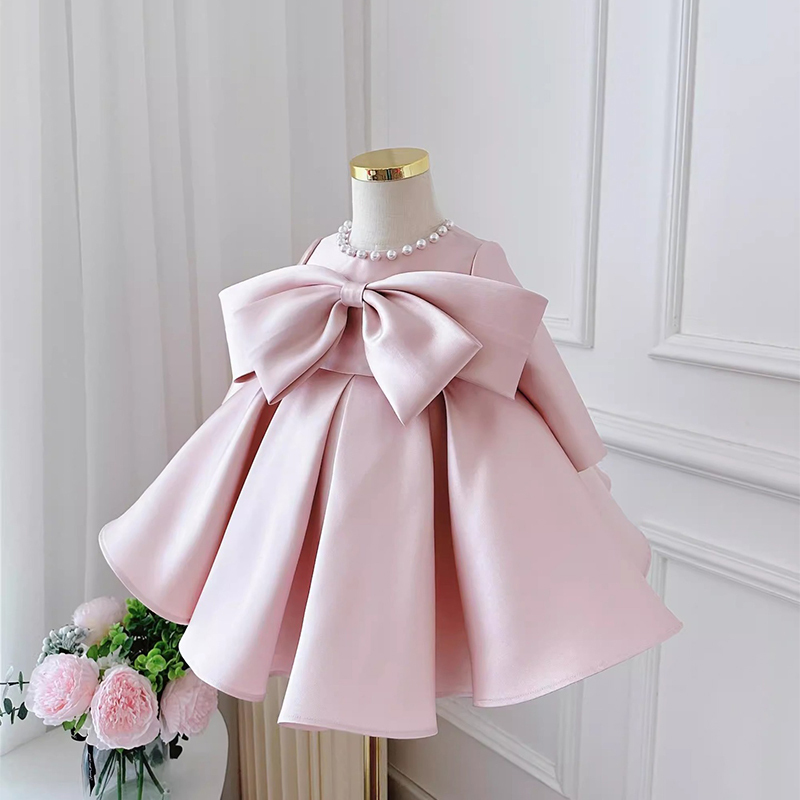 Satin Bow Sleeveless Regular Dresses - image 8