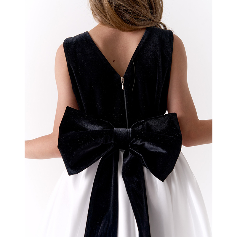 Satin Bow Sleeveless Maxi Dresses - image 23