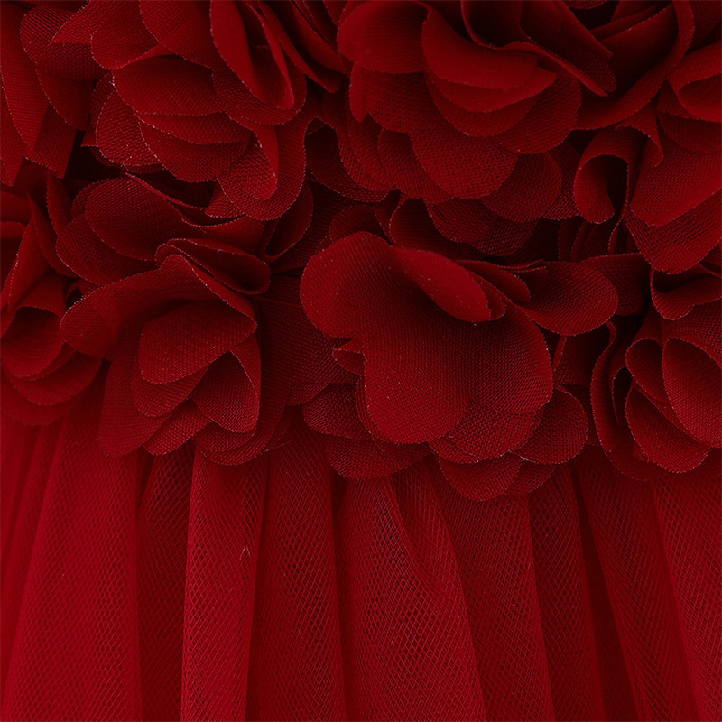 Mesh Rosette Sleeveless Midi Dresses - image 22