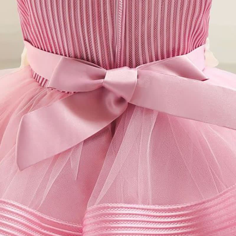 Mesh Rosette Sleeveless Midi Dresses - image 14