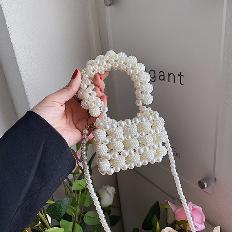 Solid With Pearls Bags - image 19
