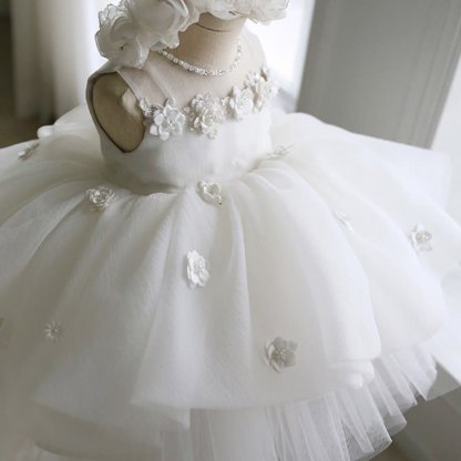 Mesh Rosette Sleeveless Midi Dresses - image 3