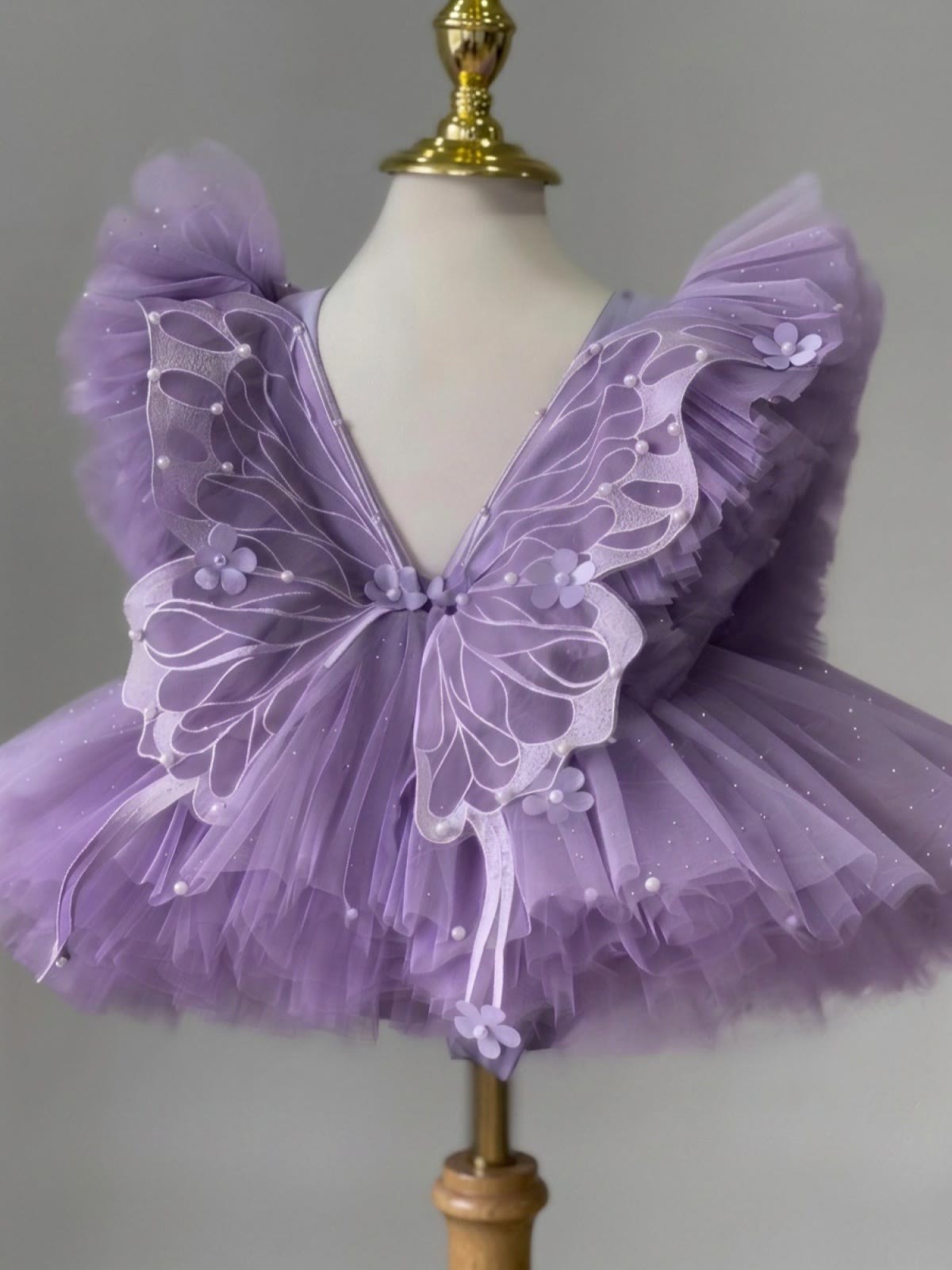 Mesh Flora Pearl Sleeveless Short Dresses - image 5