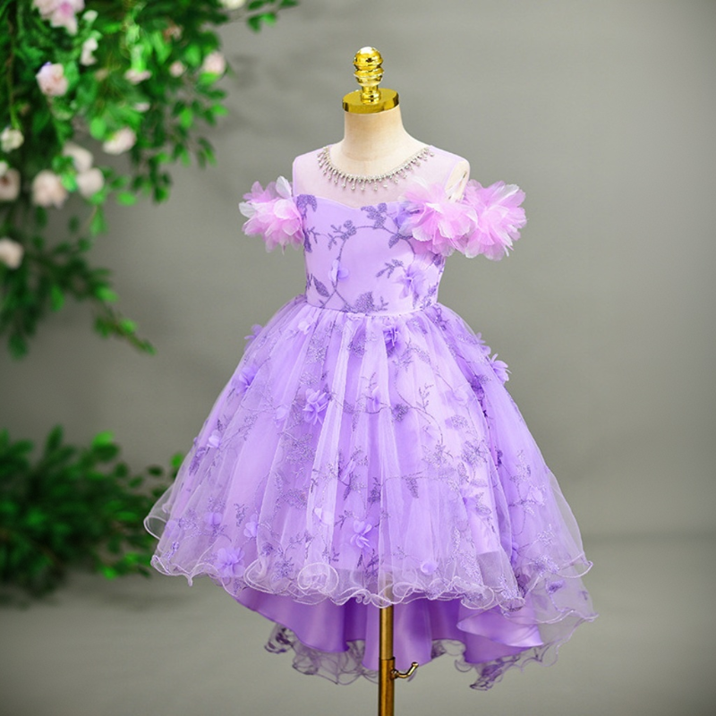 Embroidery Mesh Split Joint Rosette Sleeveless Midi Dresses - image 5