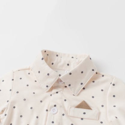 [Archive Sale] Cotton Bow Overalls Long Sleeve Regular Formal Suit - image 5