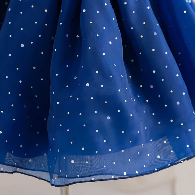 Organza  Short Sleeve Mid-long Dresses - image 7