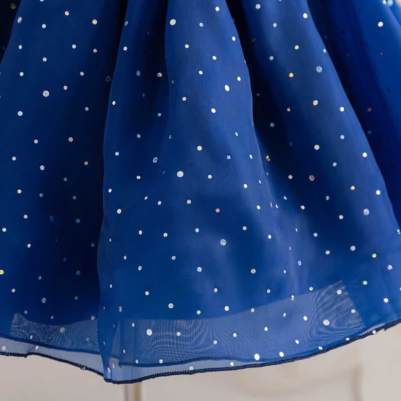 Organza  Short Sleeve Mid-long Dresses - image 7