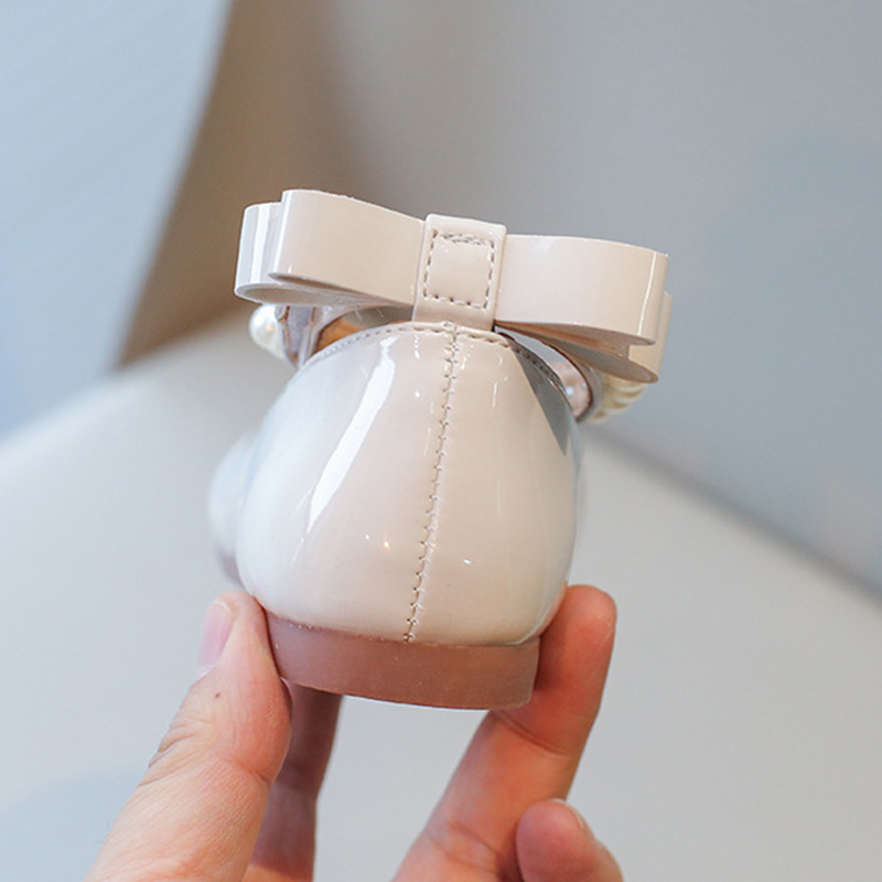 Solid Metallic Finish Round Toe Flats - image 5