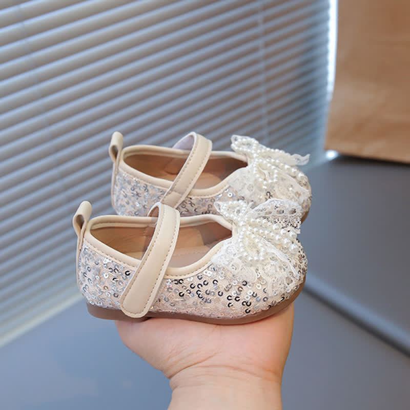 Solid Bow Ribbon Round Toe Flats  - image 3