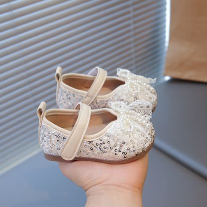Solid Bow Ribbon Round Toe Flats  - image 3