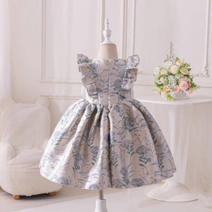 [Archive Sale] Jacquard Bow Maxi Dresses - image 3