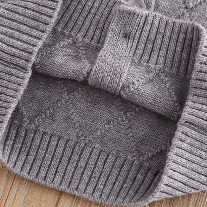 [Archive Sale] Yarn/wool Yarn Bow Imitation Pearls Long Sleeve Regular Two-piece Set - image 7