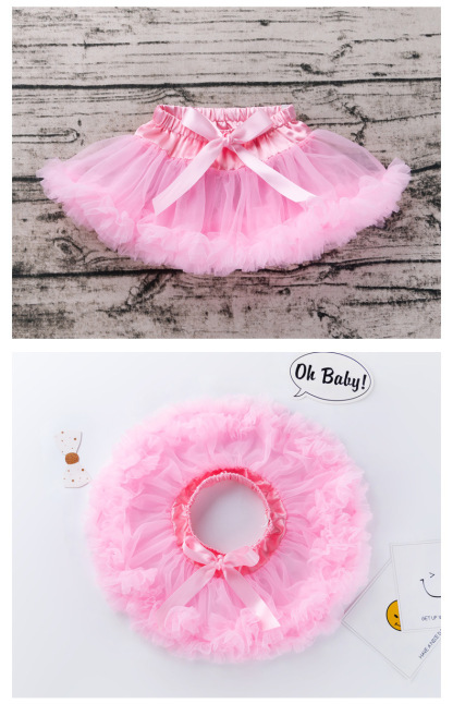 Mesh Folds Bow Short Skirts - image 4