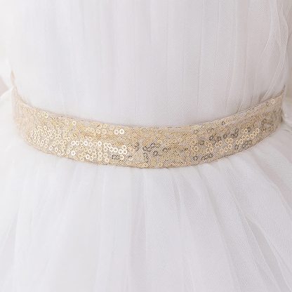 Mesh Bow Sequins Sleeveless Maxi Dresses - image 15