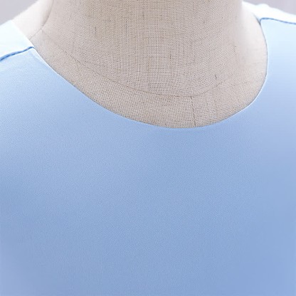 Satin & Mesh Bow Sleeveless Maxi Dresses - image 7