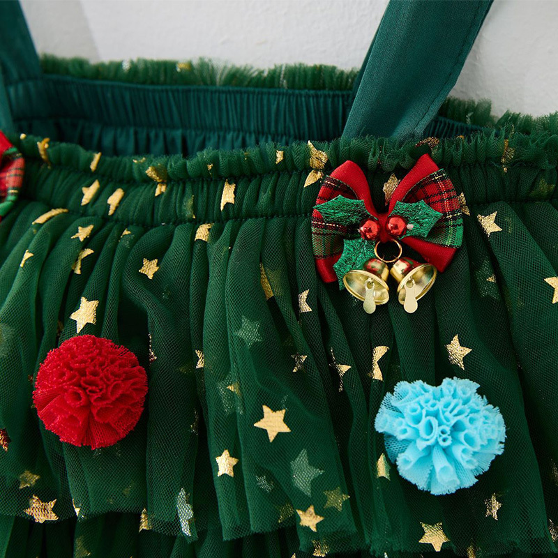 Mesh Folds Sleeveless Mid-long Dresses - image 11