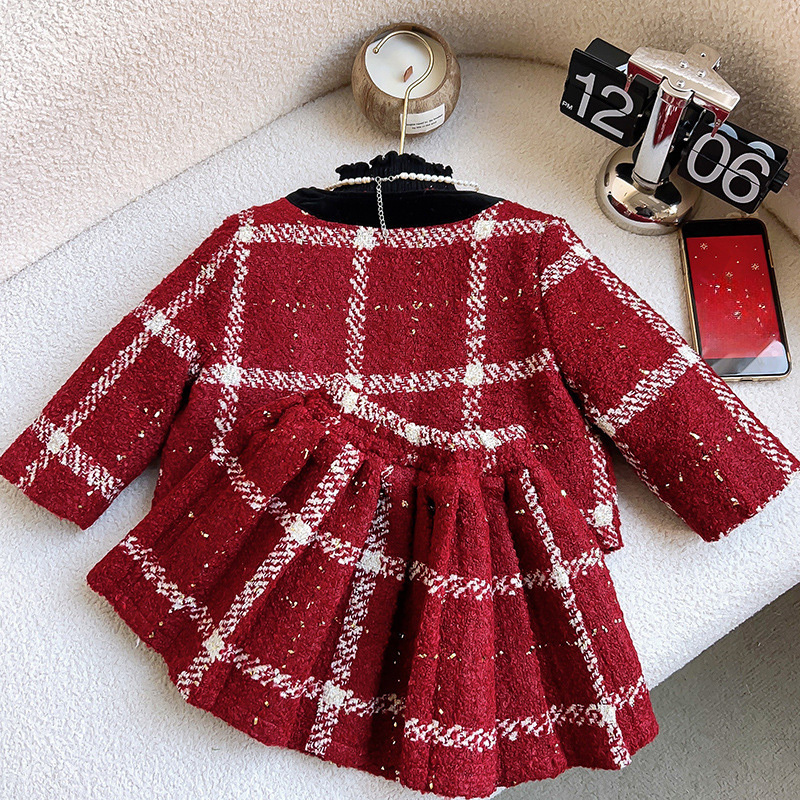 Tweed Buckle Long Sleeve Regular Two-piece Set - image 9