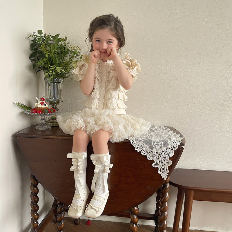 Polka Dots With Bow Socks - image 3