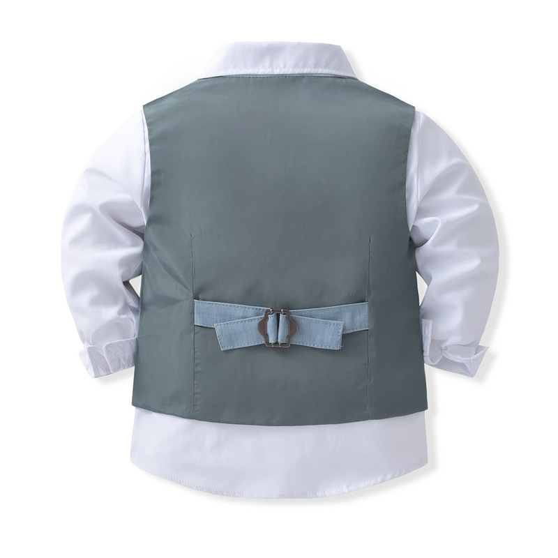 [Archive Sale] 100% Cotton Bow Regular Sleeve Formal Suit - image 4